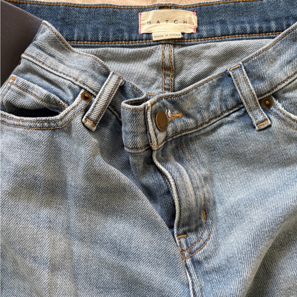 Hatch Sky Blue Denim Pants